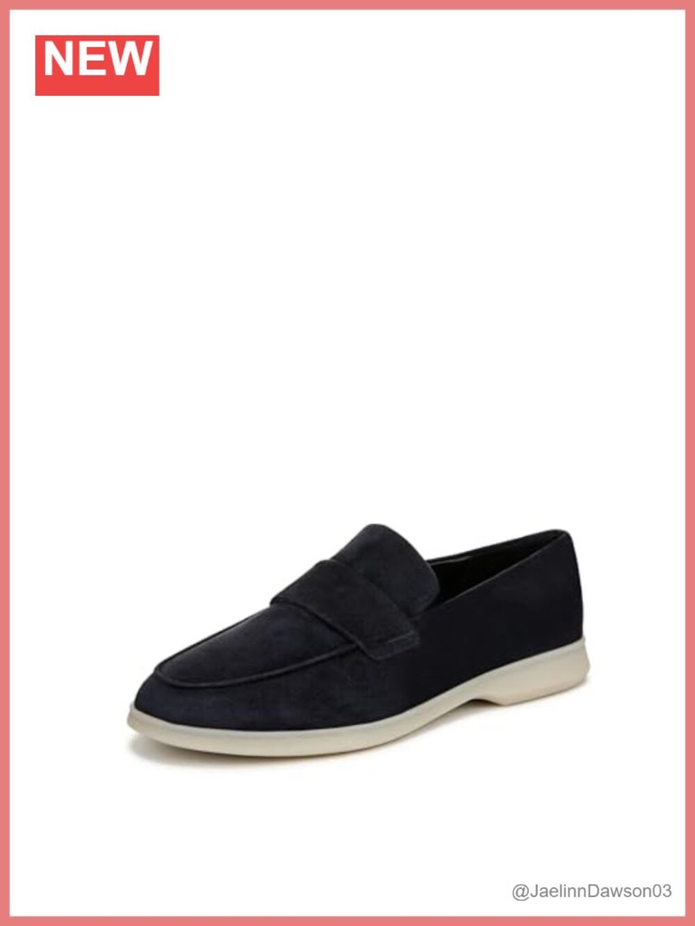 Vince Big Sur Suede Slip-On Loafer Women's Flat Round Toe